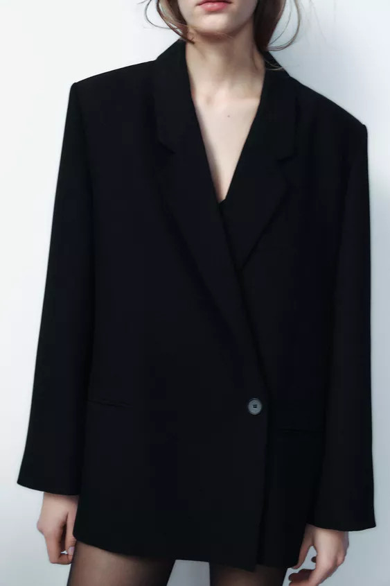 OVERSIZED DOUBLE-BREASTED BLAZER | Zara UK