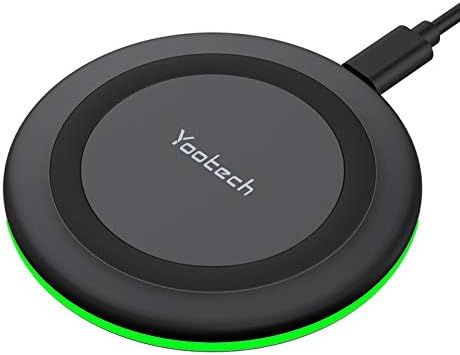 Amazon.com: Yootech Wireless Charger,Qi-Certified 10W Max Fast Wireless Charging Pad Compatible w... | Amazon (US)