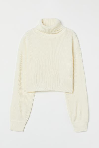 Cropped Turtleneck Sweater | H&M (US + CA)