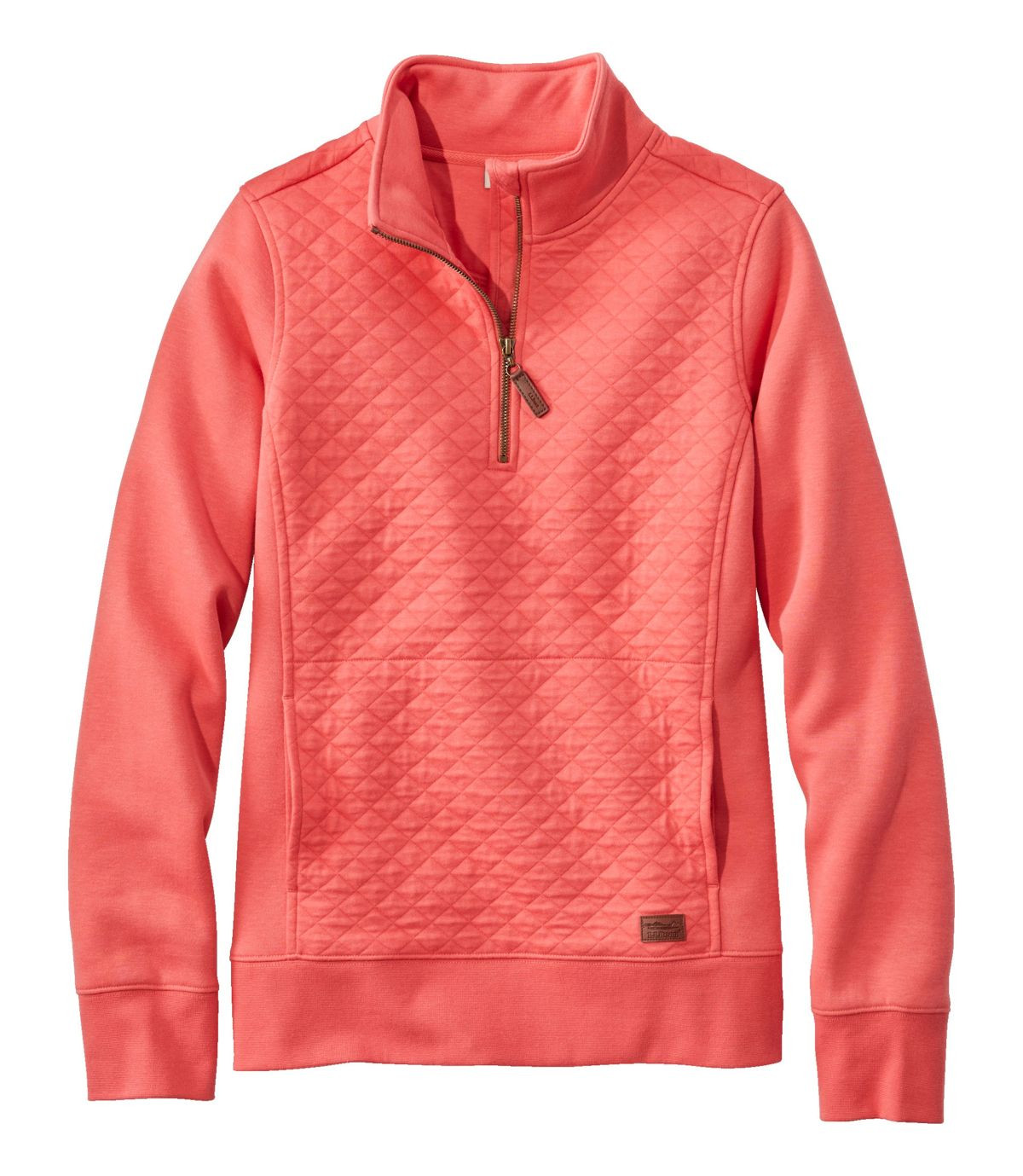 Women's Quilted Quarter-Zip Pullover | L.L. Bean