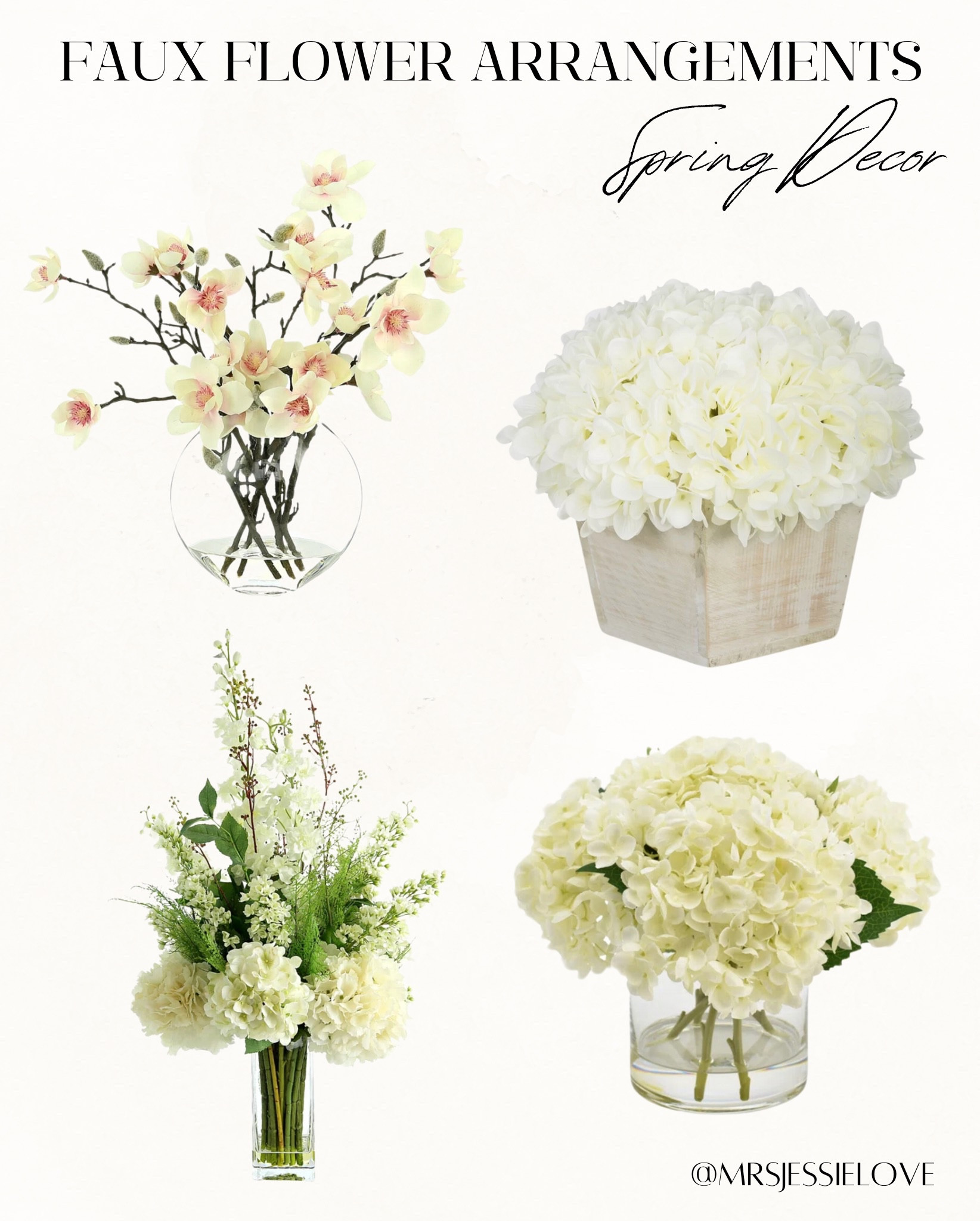 Wayfair faux flower arrangements | spring home decor 

#LTKhome #LTKSeasonal #LTKSpringSale