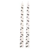 My Texas House Halloween Bats Taper Candles, Black and White, 2 Count, 11" | Walmart (US)