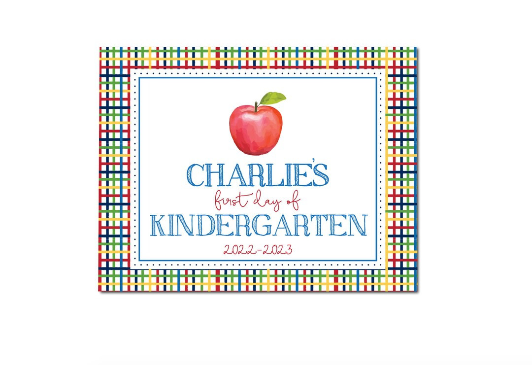 First Day of School Printable Sign Printable Back to School - Etsy | Etsy (US)