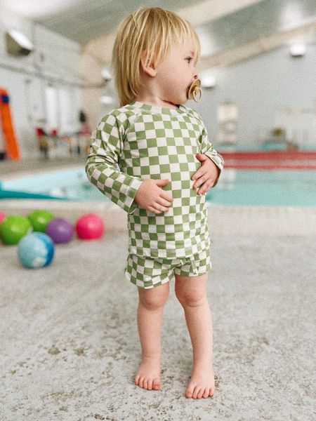 Love this toddler rash guard swim set for summer 

#LTKSeasonal #LTKswim #LTKkids