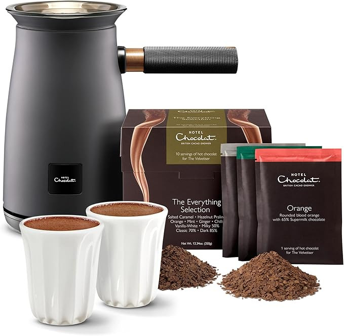 Hotel Chocolat Velvetiser - In-Home Hot Chocolate Machine - Barista-Grade Hot Chocolate Maker - C... | Amazon (UK)