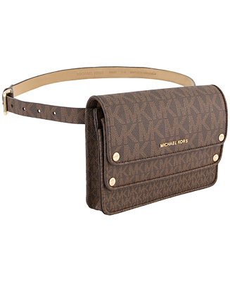 Michael Kors Tri-Size Tri-Color Logo Belt Bag - Macy's | Macys (US)
