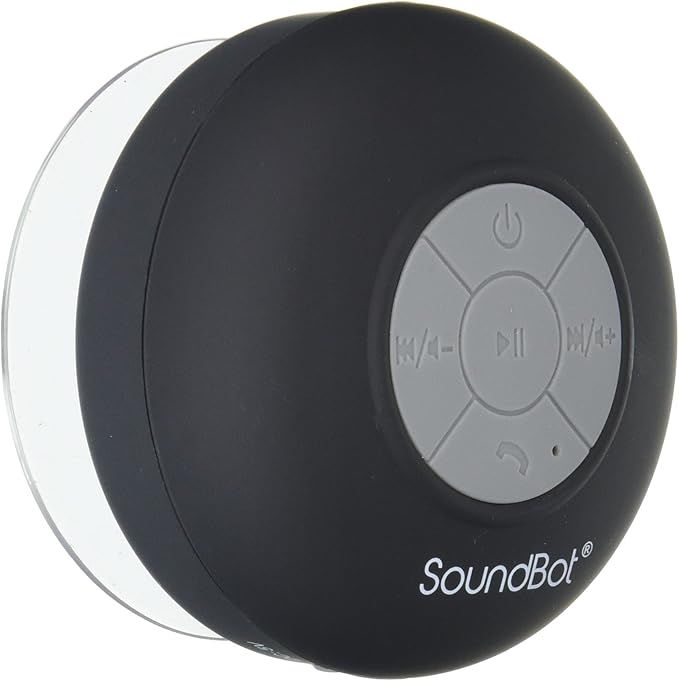 SoundBot SB510 HD Water Resistant Bluetooth 3.0 Shower Speaker, Handsfree Portable Speakerphone w... | Amazon (US)