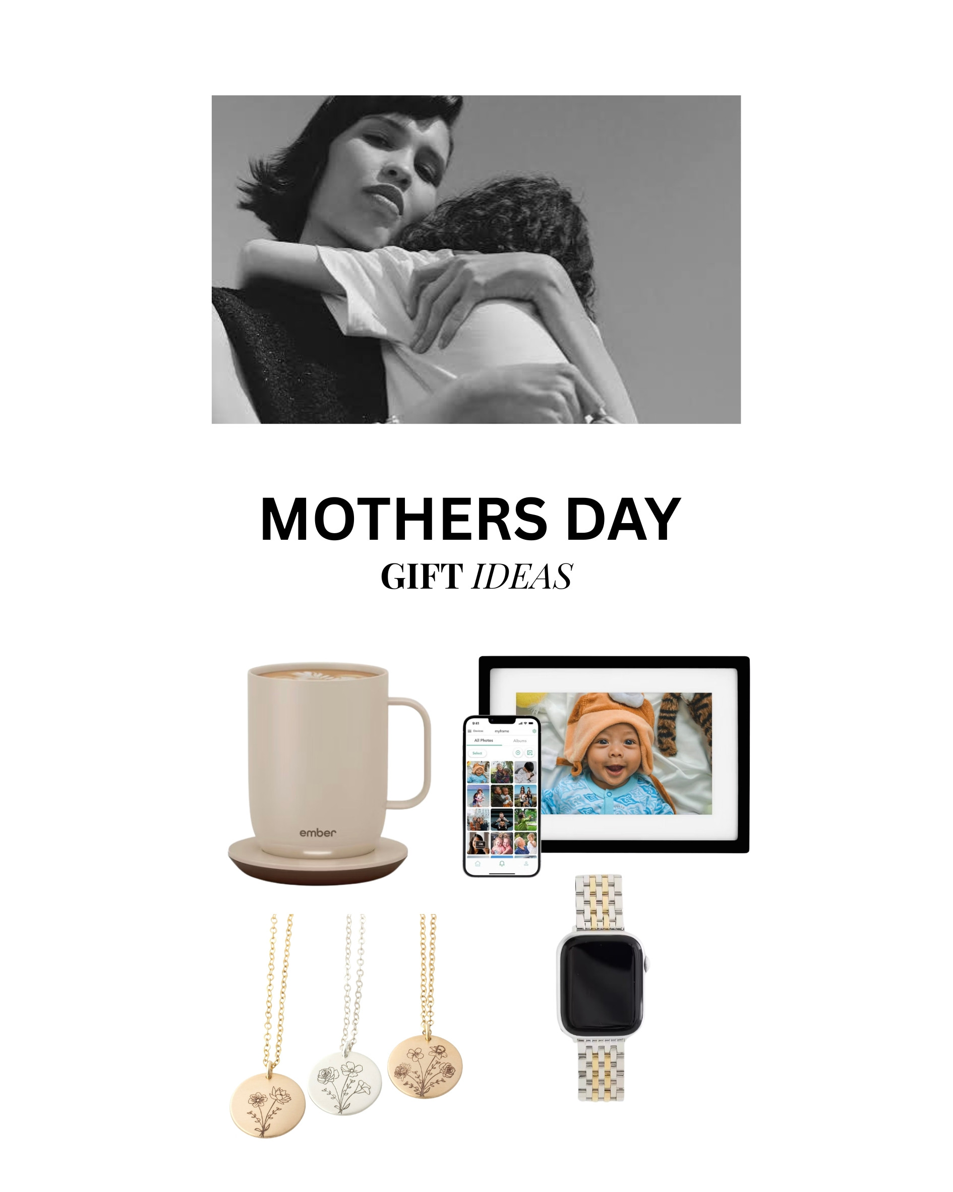 Mother's Day Gift Ideas That Feel Personal. #MothersDay #MothersDayGiftIdeas #GiftGuide #GiftsForMom #ThoughtfulGifts #MothersDayGifts2026 #EmberMug #DigitalPhotoFrame #BirthFlowerNecklace #AppleWatch #GiftInspo #MomGifts #PersonalizedGifts #GiftIdeas #ForHer #MomLife #Lifestyle #ContentCreator #MicroInfluencer #GiftEdit 

 #LTKMothersDay #LTKmomlife #LTKMens