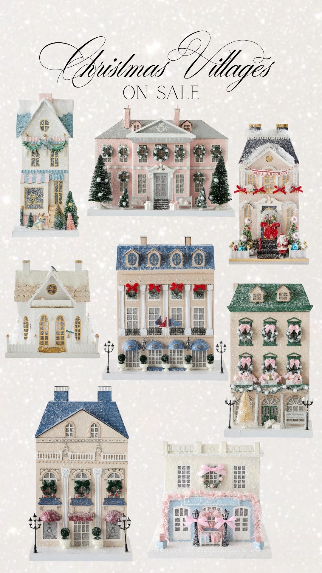 Christmas Villages on sale just in time for Christmas — the perfect keepsake to pass down for daughters 

#LTKKids #LTKHoliday #LTKSaleAlert