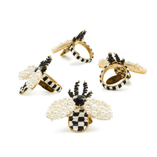 MacKenzie-Childs Bee Napkin Rings | MacKenzie-Childs