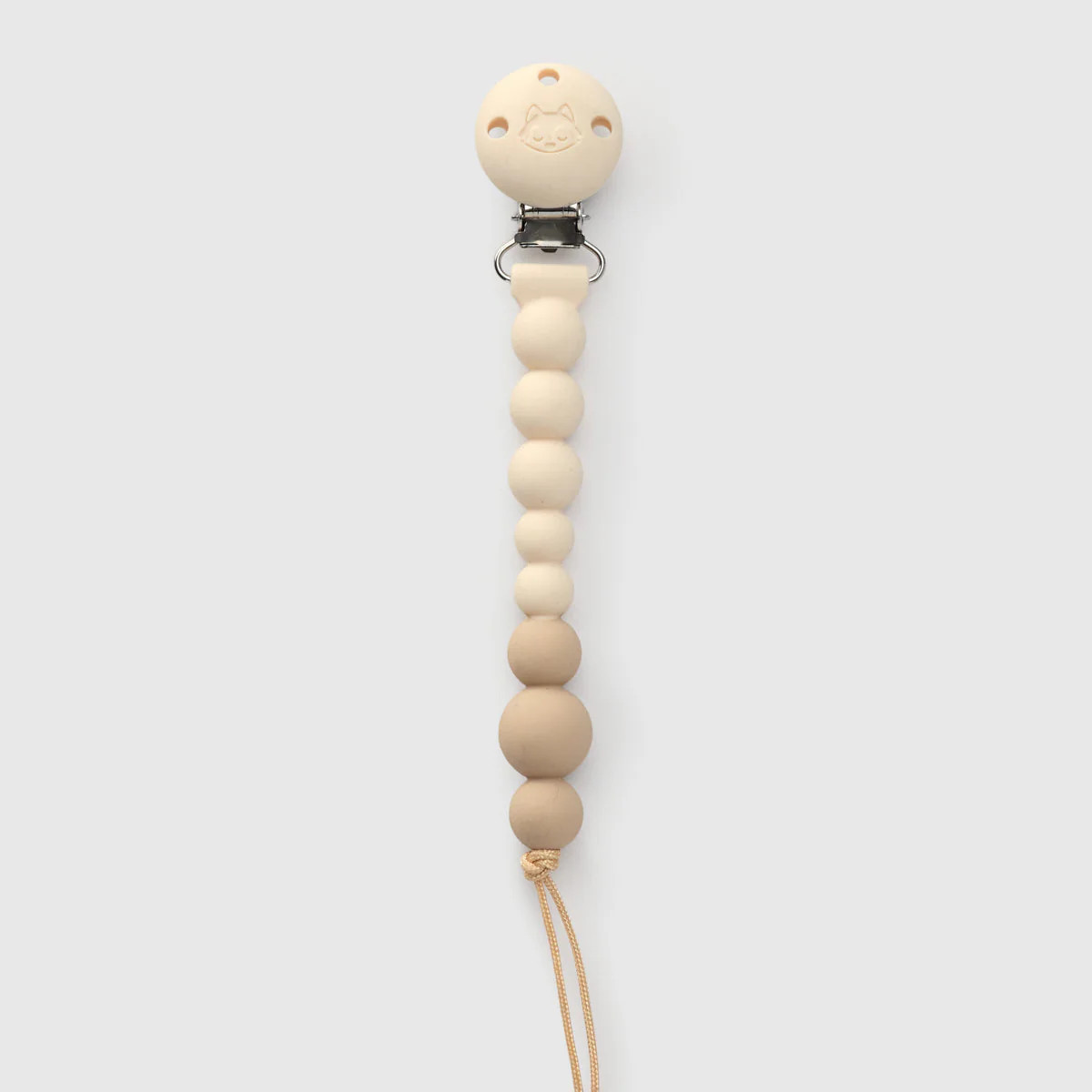 OneC\u2122 Silicone Pacifier Clip \u2014 Coconut Milk | Loulou Lollipop | Loulou Lollipop 