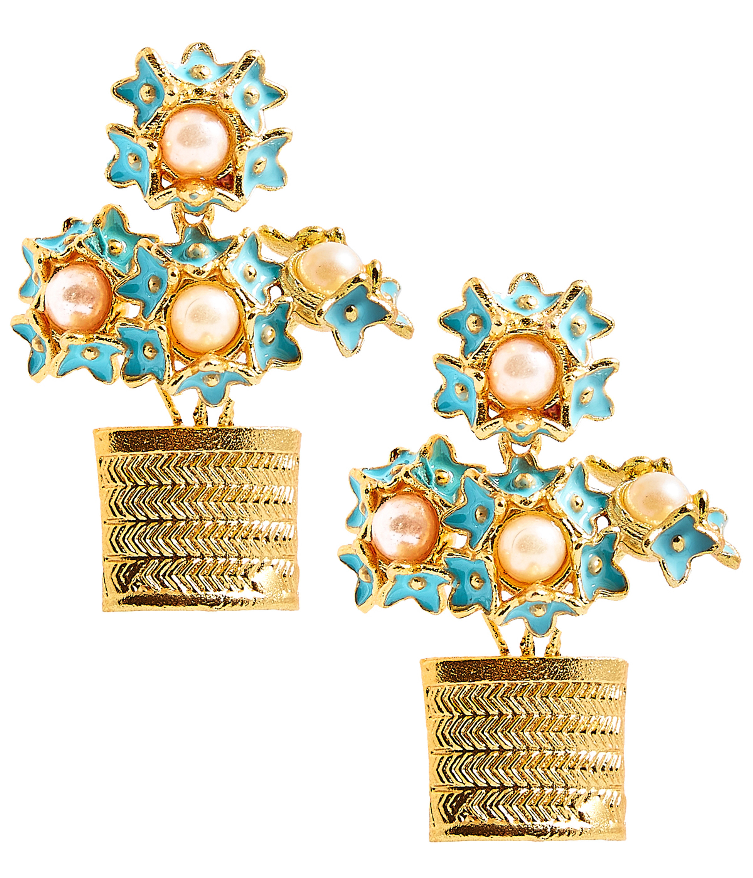 Lexi Earring - Flower Pot - Broke Brooke Collection - PreOrder | Lisi Lerch Inc