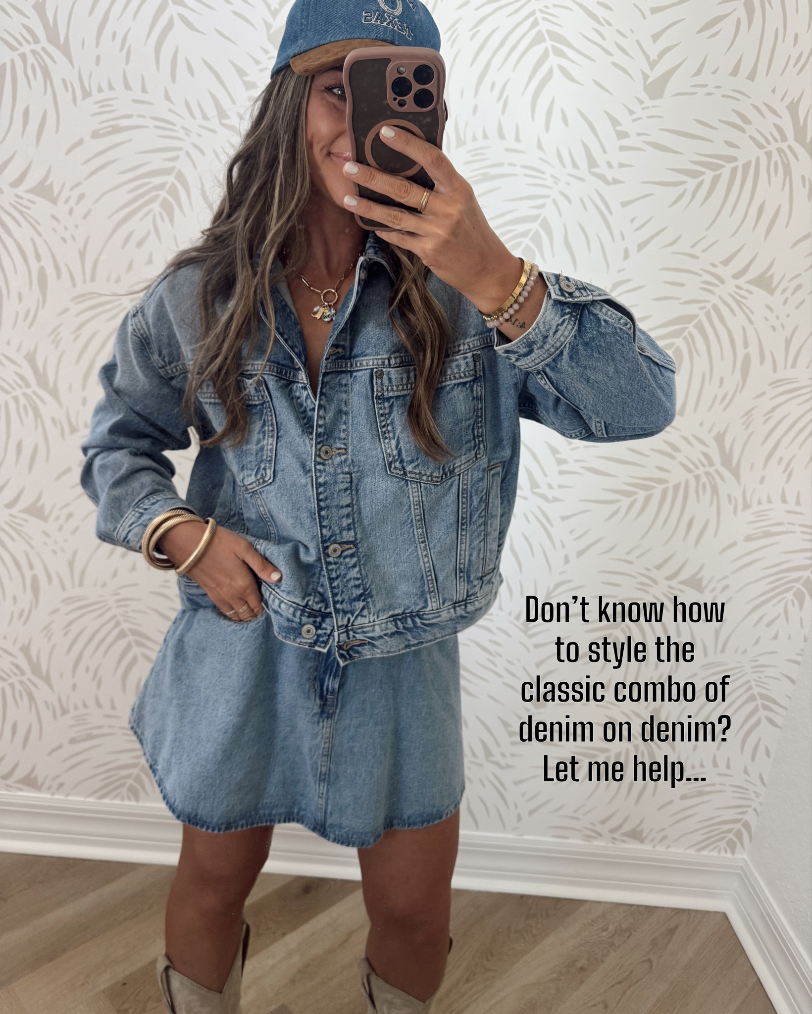 Don’t know what to wear? I gotchya, girl! Denim on denim is timeless, classic and works for SO many occasions. All my current faves linked here from daily mom life outfits, coastal looks for all the beach trips, country concert/festival fits, Nashville inspired looks, date outfit ideas and more! I’m 5’4, wearing a size 2 and XS in everything for reference. 💙 @americaneagle #AEPartner #AEJeans 
Festival outfits
Country concert outfit
What to wear
Denim on denim
Spring outfit ideas
Summer outfits
Coastal 
Nashville trip
Girls trip
Date night
Day date outfit
Mom outfit idea 
Denim shorts
Jean shorts 
Neutral outfit ideas 

