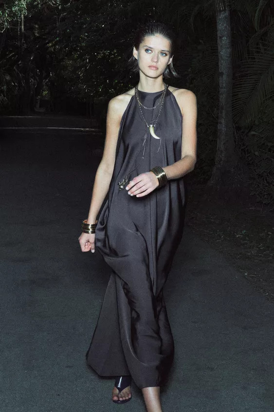 ZW COLLECTION SATIN DRESS | Zara UK