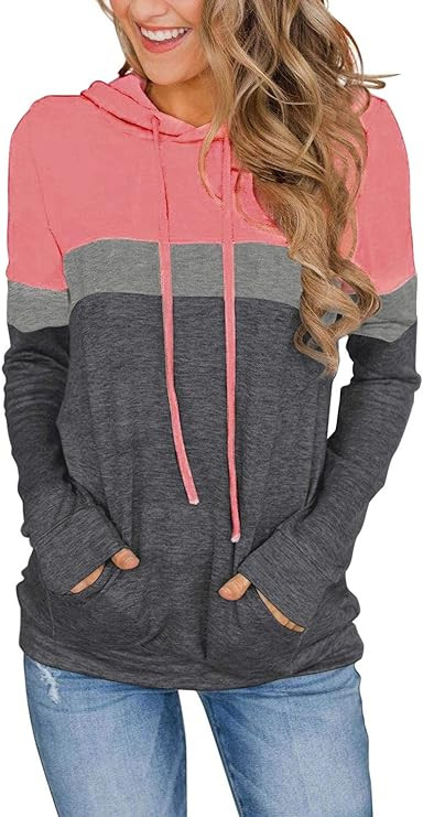 Lylinan Womens Tops Long Sleeve Hoodies Fall Clothes Fashion Sweatshirts Trendy Casual Shirts Tun... | Amazon (US)