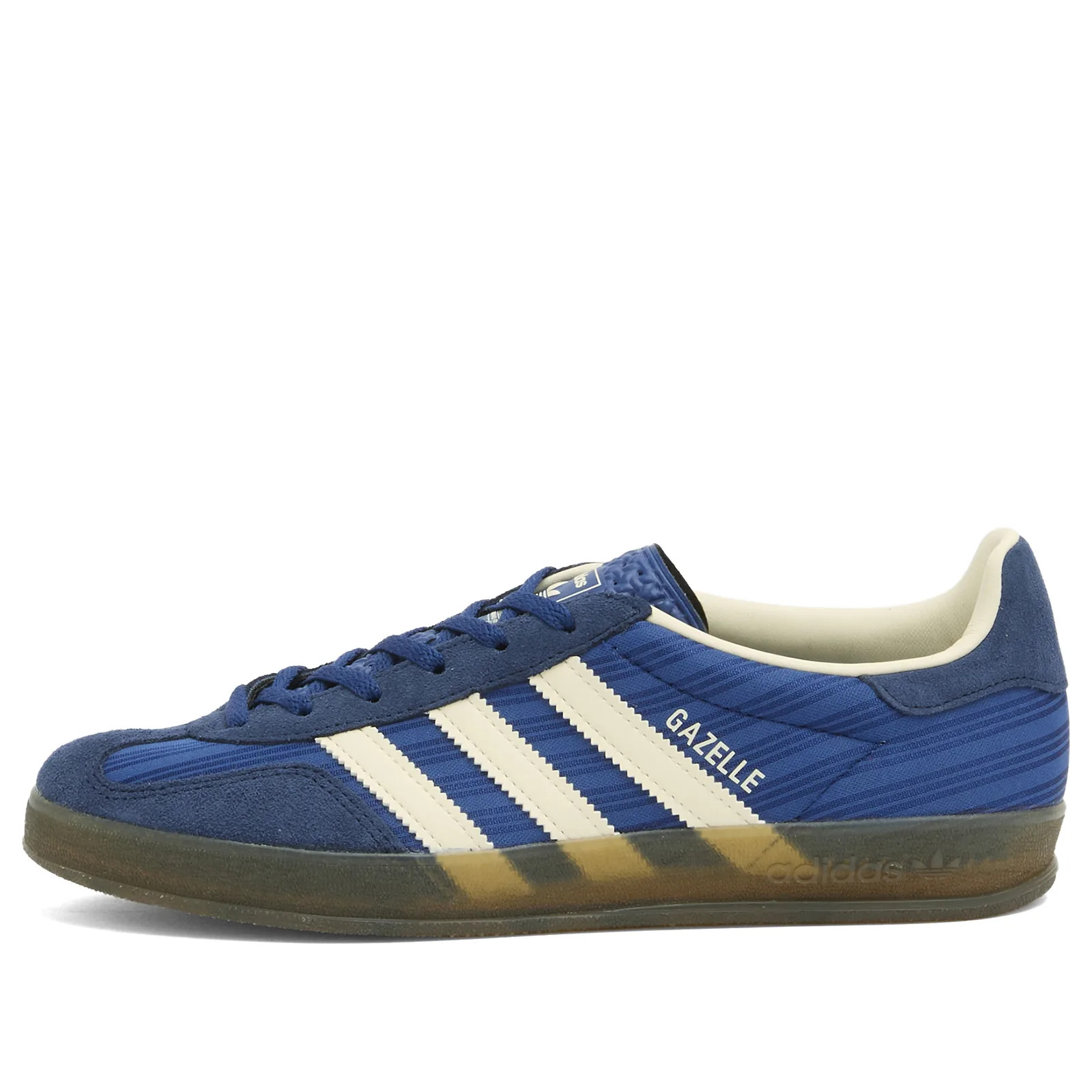 Adidas Gazelle Indoor Sneaker in Victory Blue/Night Indigo/Cream White, Size UK 5 | END. Clothing
