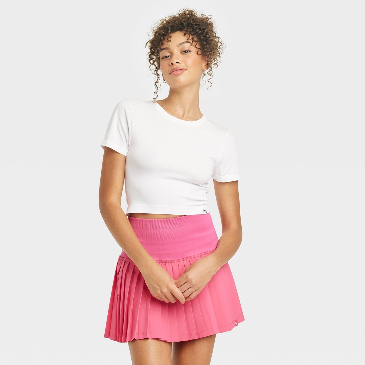 Women's Cropped Cut Out Baby T-Shirt - JoyLab™ | Target