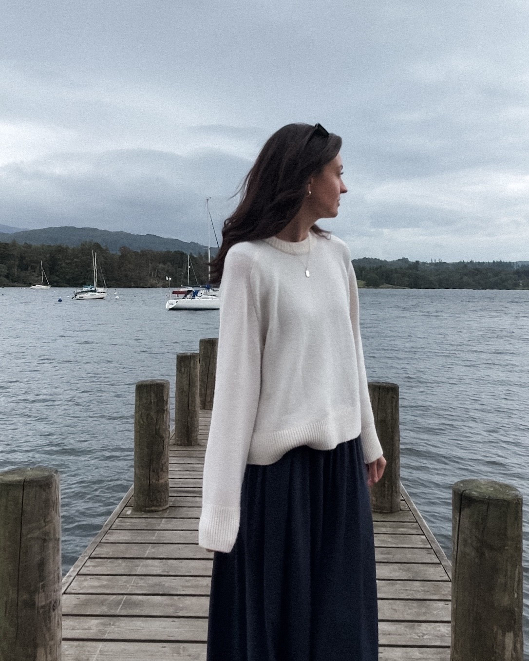 Fall outfits🤍

Women’s travel outfit inspo navy dress cream sweater uk England 

#LTKstyletip #LTKtravel #LTKcanada