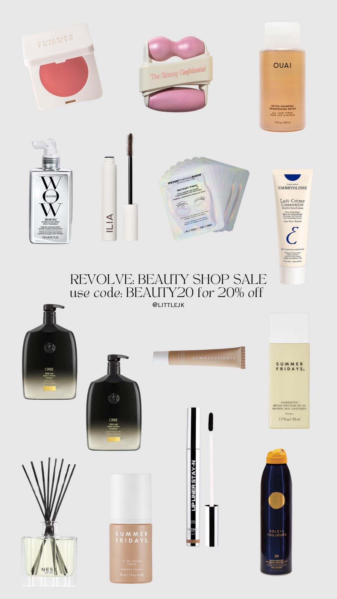 Revolve Beauty Sale 💛
20% off ALL beauty with code BEAUTY20

+ linked my go-to favorites & a few that are on my wishlist  
 
The perfect time to restock !!! 

#LTKBeauty #LTKFindsUnder100 #LTKSaleAlert