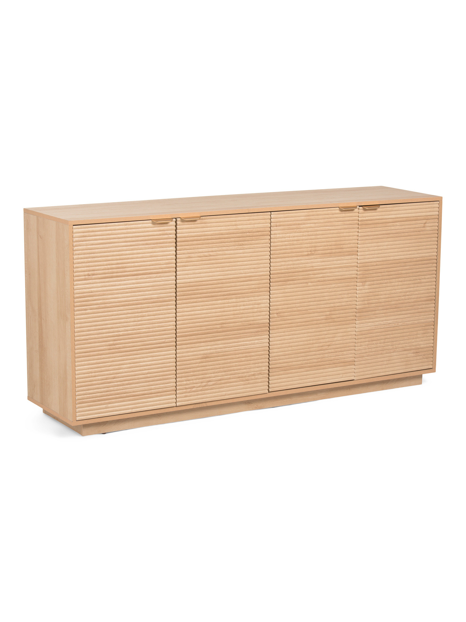 53x16x30 Phyllis Ebern Clre Fluted 4 Door Cabinet | TJ Maxx