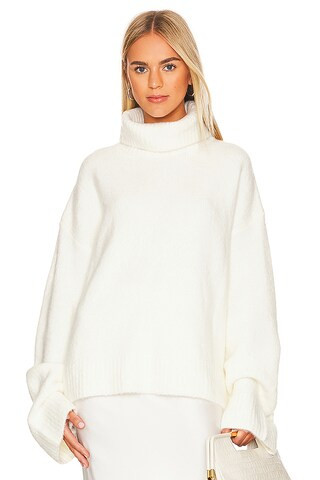 x We The Free Torres Roll Neck Sweater In Sugar Swizzle | Revolve Clothing (Global)