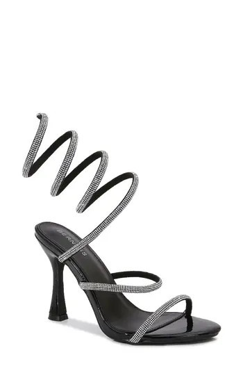 BERNESS Alexandra Ankle Wrap Sandal in Black at Nordstrom Rack, Size 6 | Nordstrom Rack