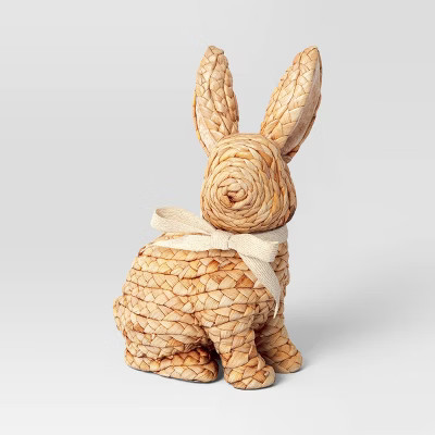 Woven Sitting Easter Bunny Natural - Threshold™ | Target