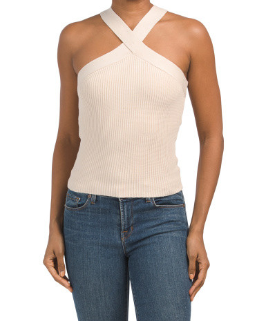 Ottoman Cross Front Date Night Top | TJ Maxx