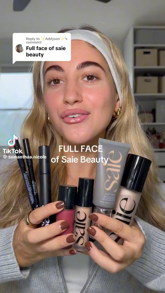 full face of Saie beauty 🖤

#LTKStyleTip #LTKSeasonal #LTKBeauty