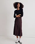 Star Jacquard Midi Slip Skirt | Madewell
