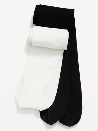 Soft-Knit Solid Tights 2-Pack for Girls | Old Navy (US)