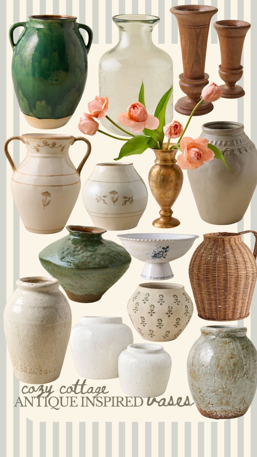 Cozy cottage antique inspired vases for all your spring and summer blooms! 

#LTKSeasonal #LTKSaleAlert #LTKHome