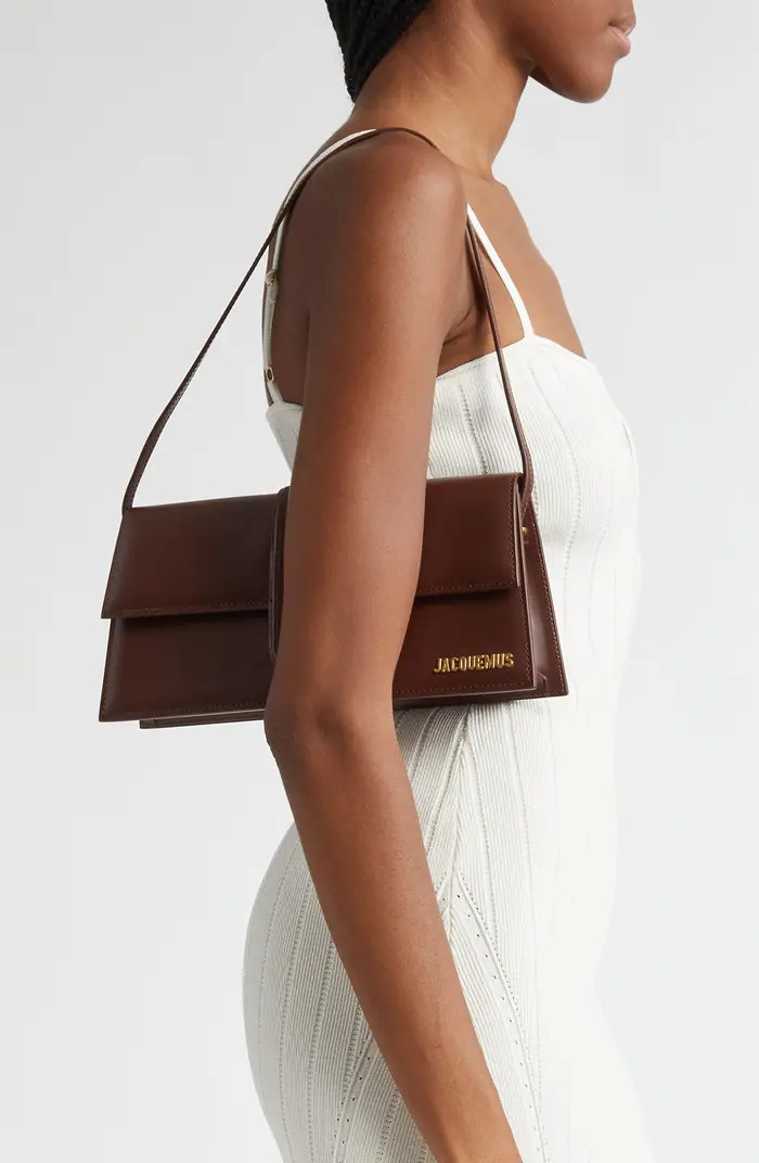 Jacquemus Long Le Bambino Leather Shoulder Bag | Nordstrom | Nordstrom