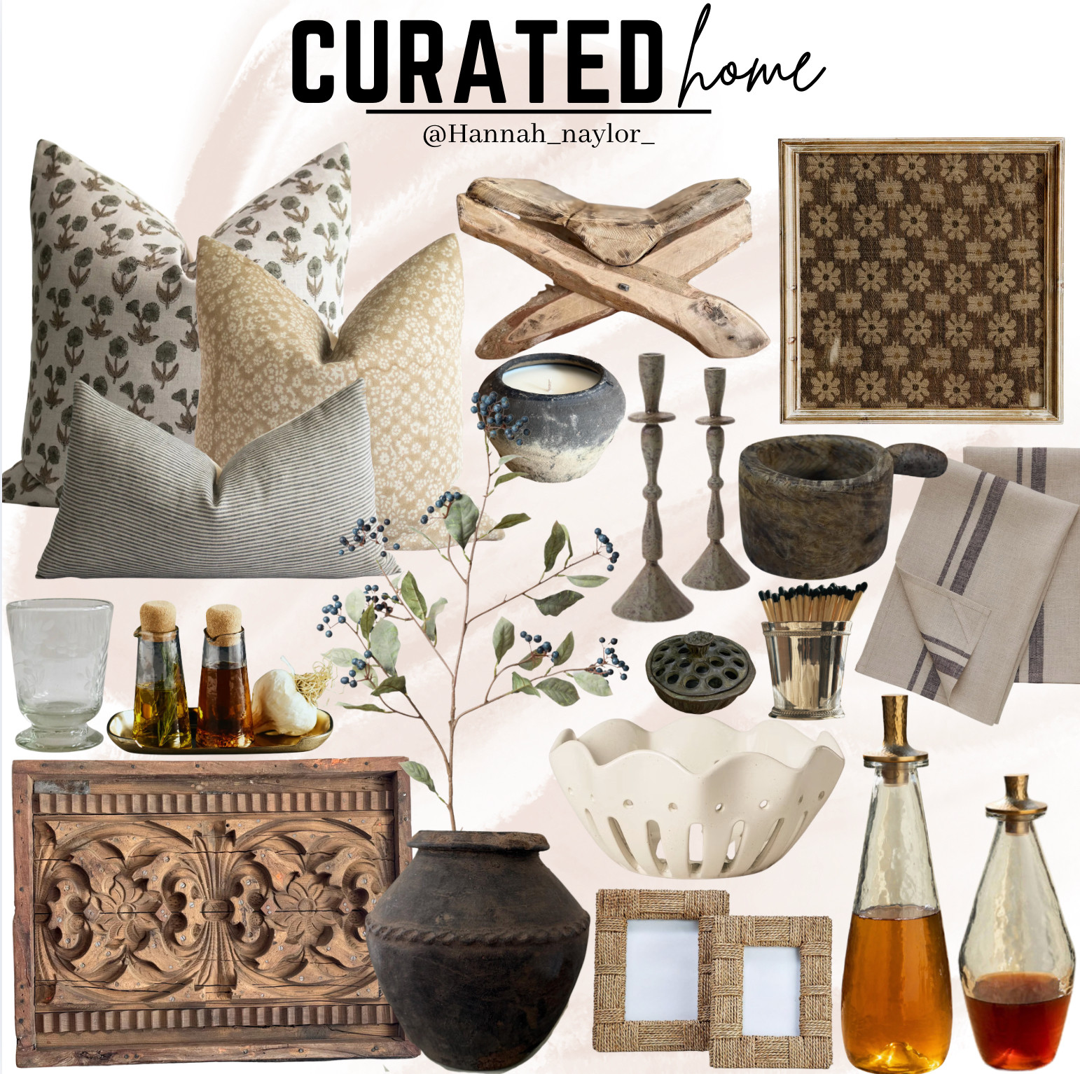 New curated home finds!!! #curated #vintage #homedecor #hannahnaylor  

 #LTKActive #LTKU #LTKHome