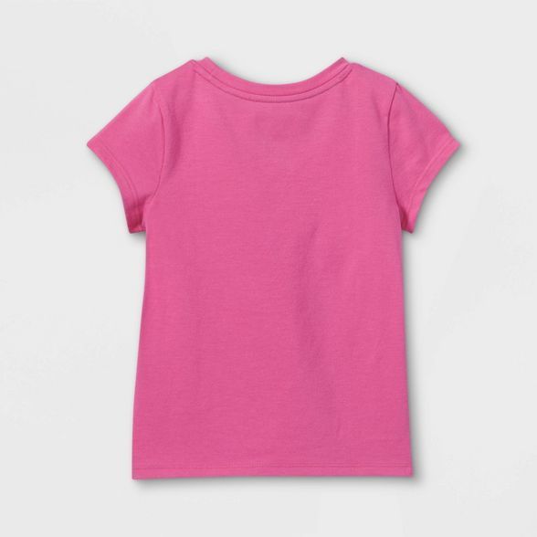 Toddler Girls' Sun Graphic T-Shirt - Cat & Jack™ Bright Pink | Target