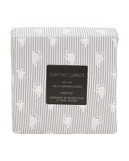 Cotton Pinstripe Ghosts Sheet Set | Bed & Bath | Marshalls | Marshalls