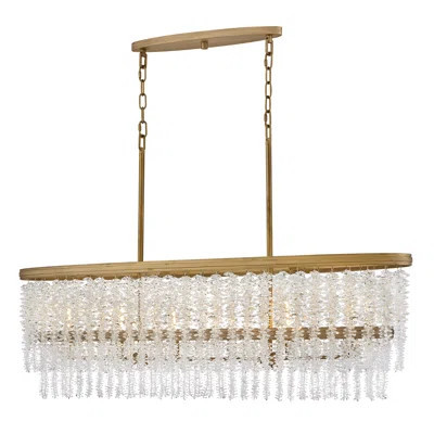 RUBINA 6 - Light Steel Dimmable Tiered Chandelier | Perigold