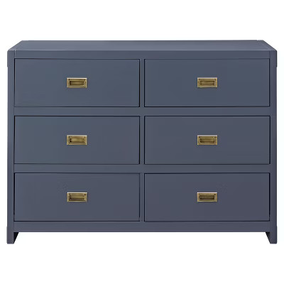 Baby Relax Georgia Campaign Dresser - White | Target
