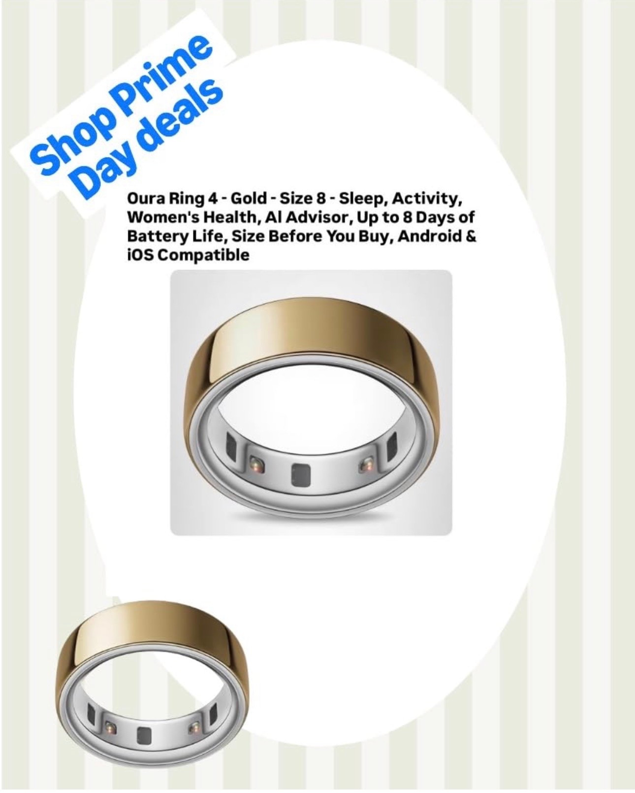 Check out this amazing smart ring for sleep, activity, and health tracking!

#LTKSaleAlert