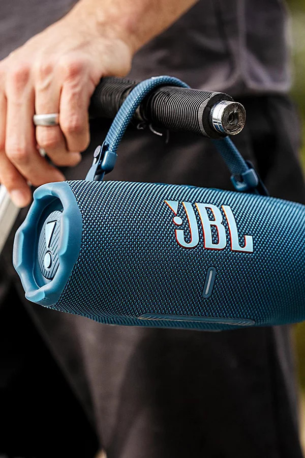 JBL Charge 6 Portable Bluetooth Speaker in Blue at Urban Outfitters | Urban Outfitters (US and RoW)