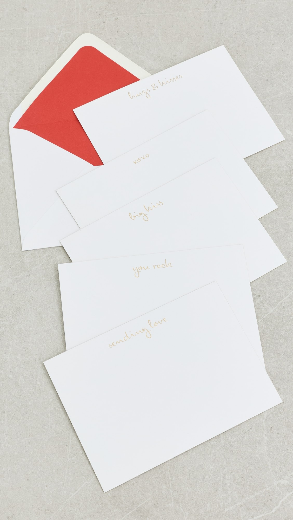 Je T'aime Notecards | Shopbop