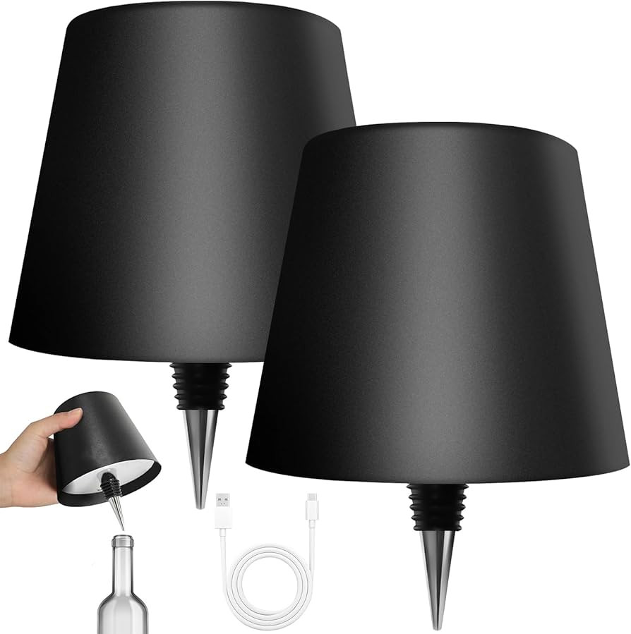 2025 New Wireless Bottle Lamp - LED Bottle Lights for Liquor & Wine Bottles, Cordless Lampshade, ... | Amazon (US)
