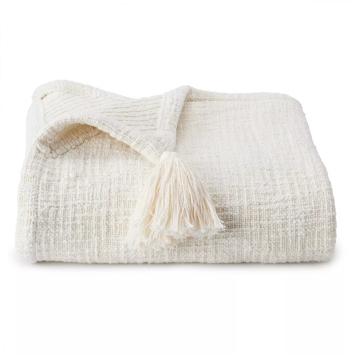 Sonoma Goods For Life® Cotton Tufted Throw | Kohl's