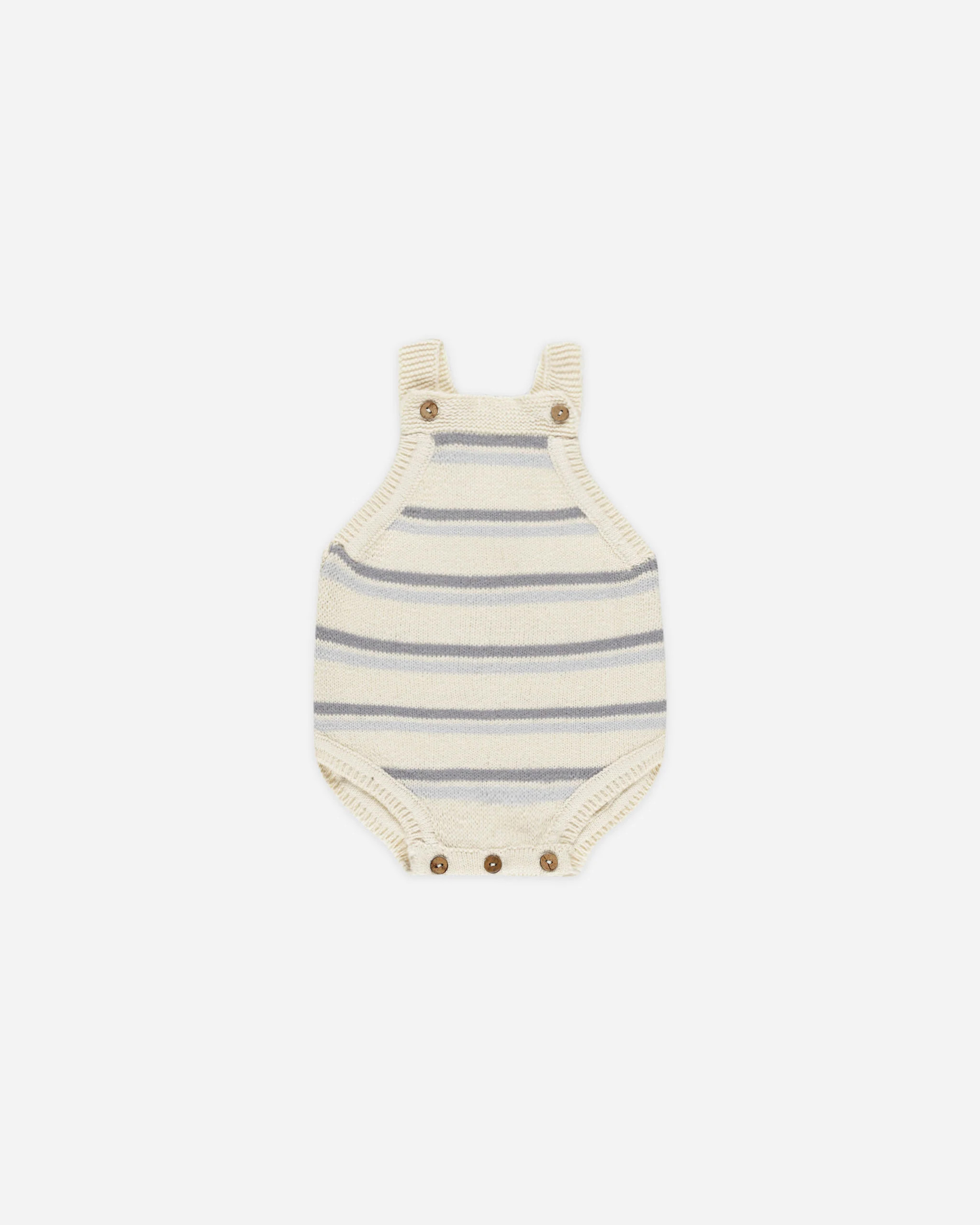 Tatum Romper || Blue Stripe | Rylee + Cru