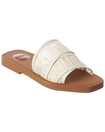 Woody Lace & Leather Sandal | Gilt