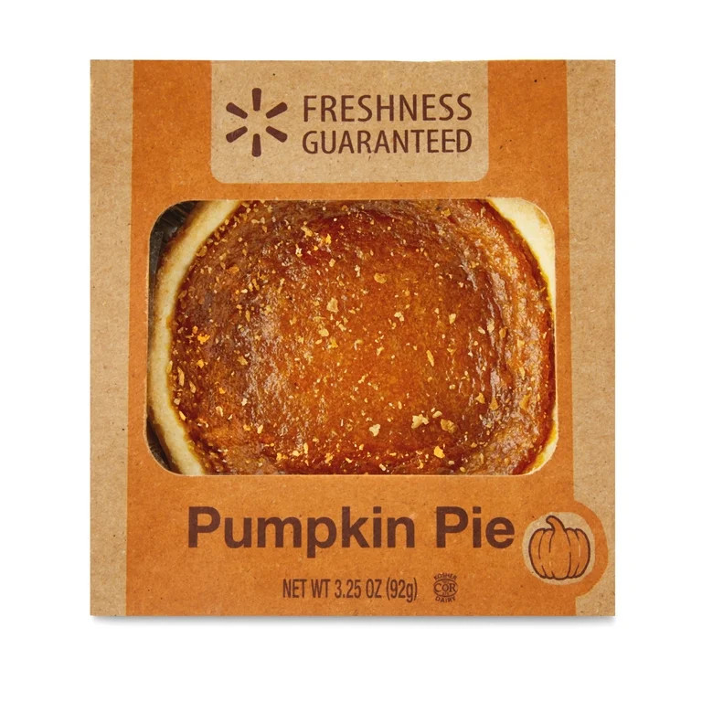 Freshness Guaranteed Mini Pumpkin Pie, 4in - Walmart.com | Walmart (US)
