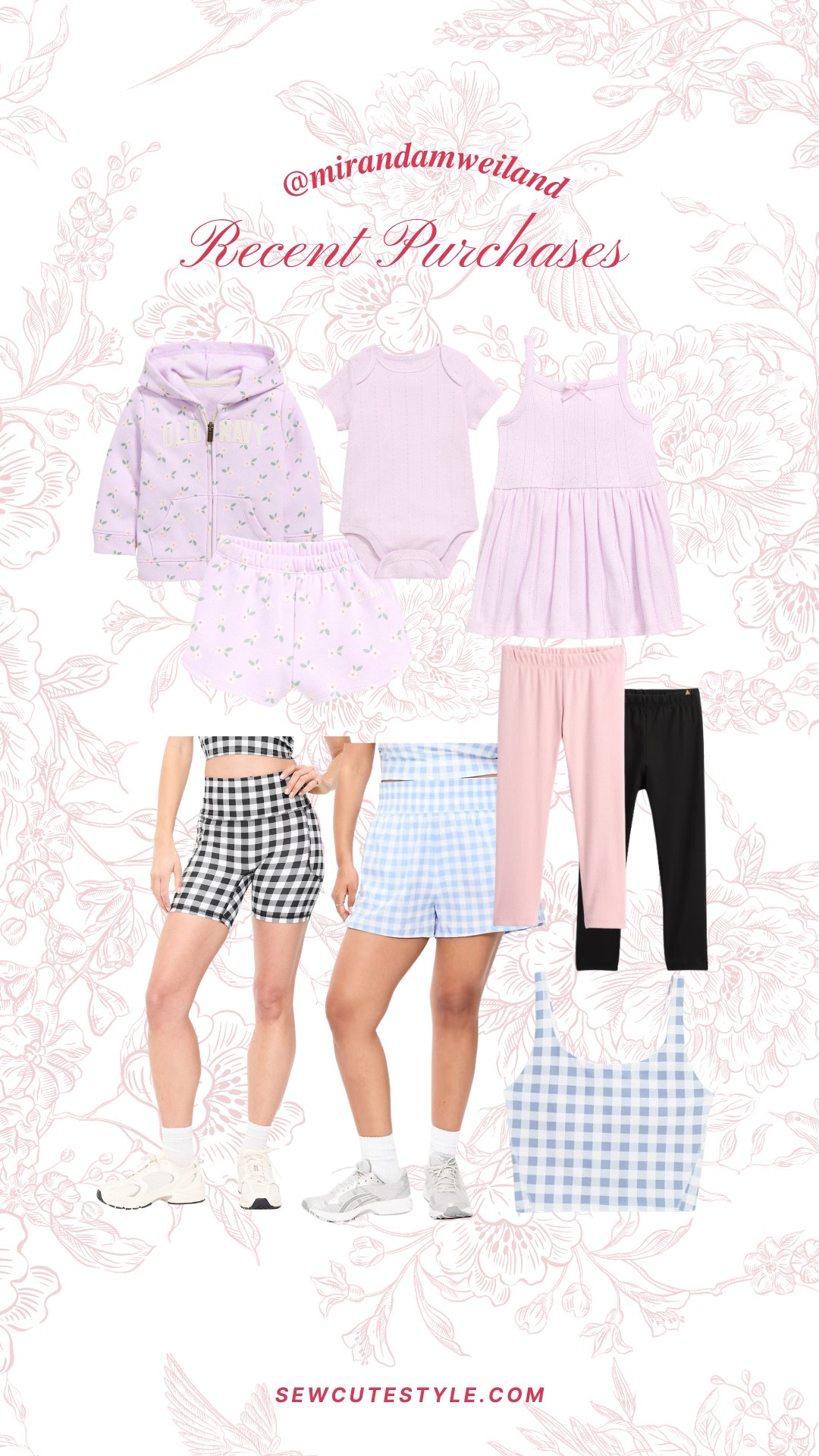 A few of my recent purchases lately 🤍 Mixing in some comfy activewear for me and the cutest baby girl outfits for her. Linking everything I grabbed because these finds were too good not to share!

women’s activewear / affordable activewear / matching workout set / everyday athleisure / comfy mom outfits / casual mom style / gym to errands outfit / baby girl clothes / baby girl outfits / baby girl everyday outfits / baby girl boutique style / mommy and me style / baby girl fashion finds / spring outfits for mom and baby / mom life outfits ✨