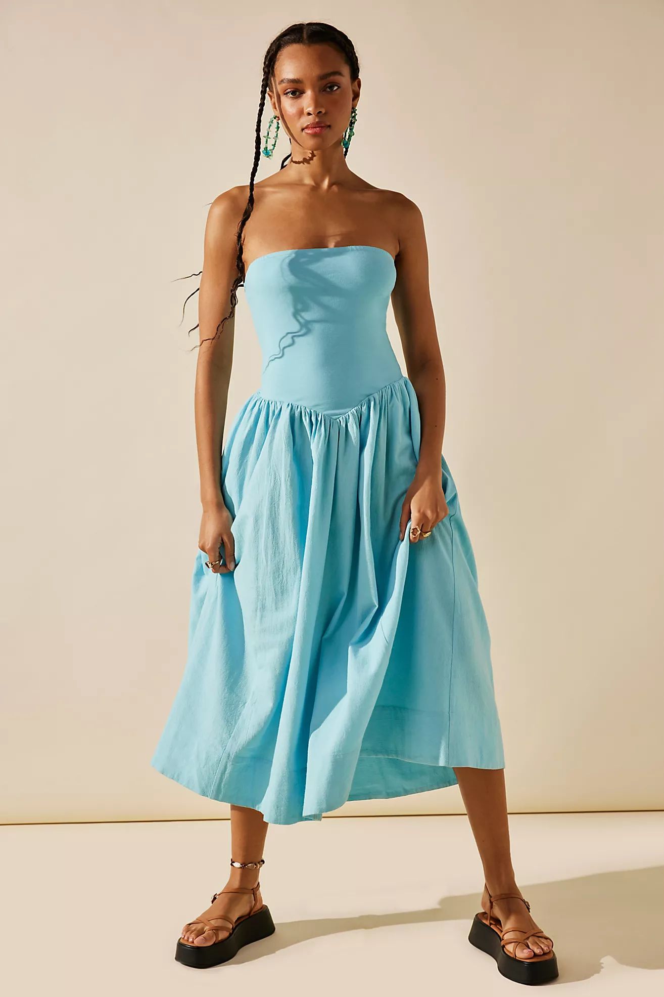 Onda Drop-Waist Tube Midi | Free People (Global - UK&FR Excluded)