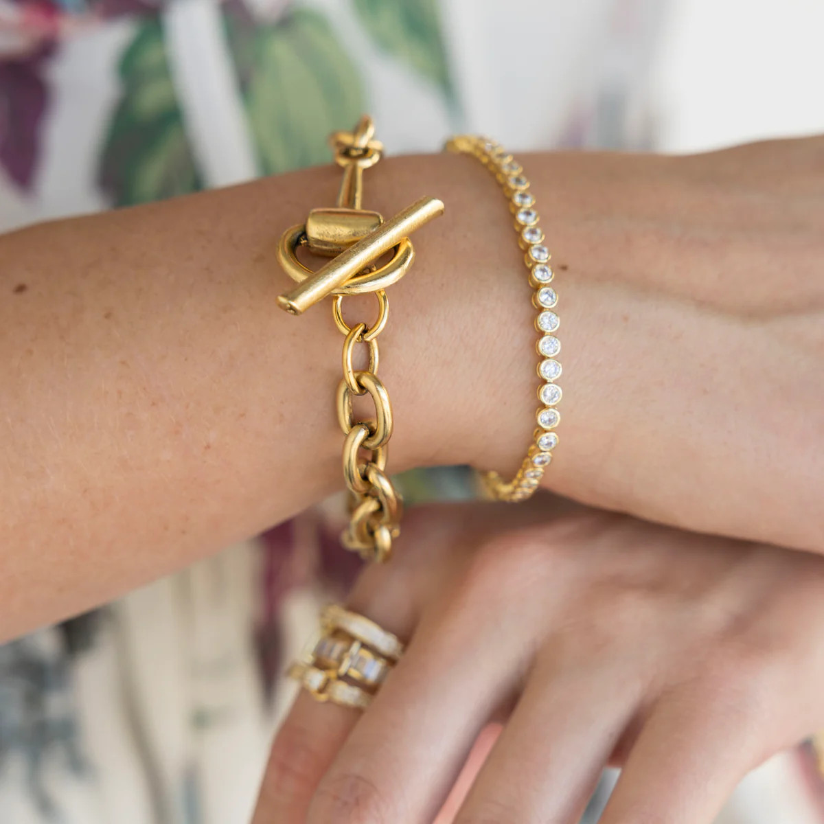 Trinity Tennis Bracelet | Modern Locke