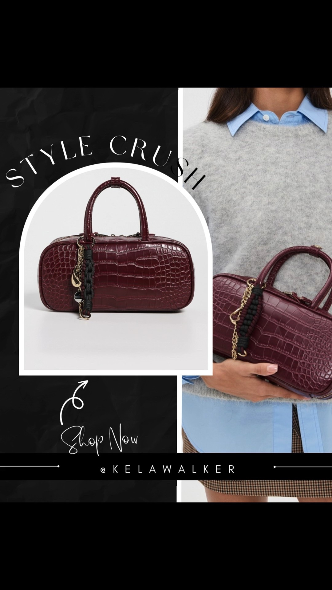 How stinking cute is this bag?
The shape alone sold me. Structured but playful, compact without feeling precious, and that croc-embossed texture gives it a rich, elevated finish. It’s the kind of bag that instantly makes an outfit feel styled, even when you’re keeping everything else simple.

Style tip
Use a structured bag like this to balance softer looks like knits, denim, or flowy silhouettes.

Shop the exact pieces or similar ones below.

#LTKSaleAlert #LTKootd #LTKWorkwear